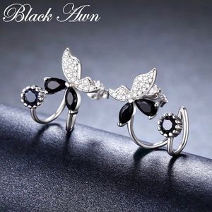 Black butterfly earrings ✨